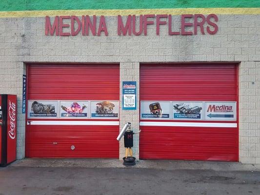 The new face of medina mufflers come and save.