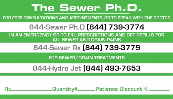 Owner of American Drain Works & Plumbing Co. from 2003-2016, I own the equipment to treat all your drain and sewer problems!