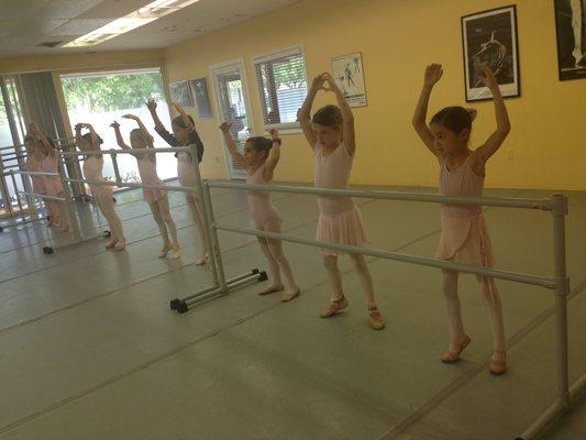 Ballet at the barre