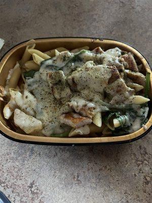 Baked 4-Cheese Chicken Alfredo