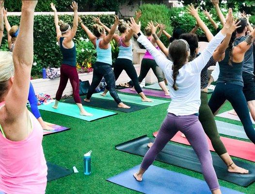 Savasana at Sunset Yoga at La Valencia Hotel. Check our Facebook page for upcoming event  https://www.facebook.com/lululemonSanDiego/