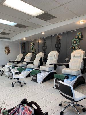 Pedicure area