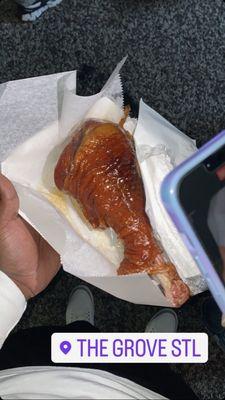 Smoked Turkey leg, TENDER AS A MOTHER'S LUV!!