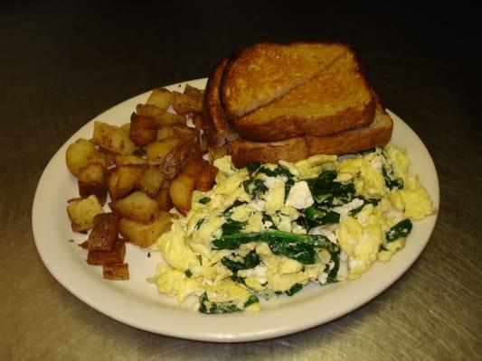 spinach & feta. what a combo