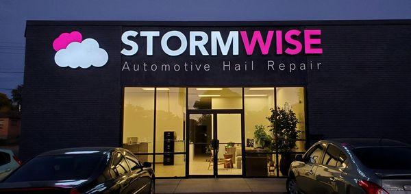 Photo of front of StormWise building