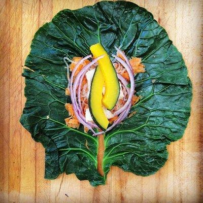 Veggie Collard Wraps