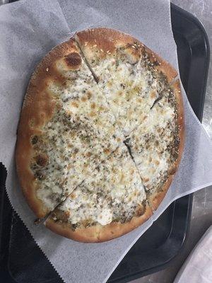 Cheese Mixed Zaatar Bread and Cheese