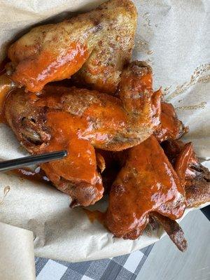 Buffalo smoked chicken