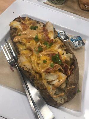 Chipotle chicken potato