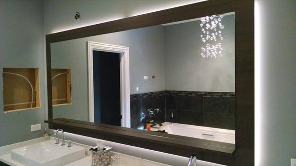 Fox Valley Glass can help design and Install your next Mirror project