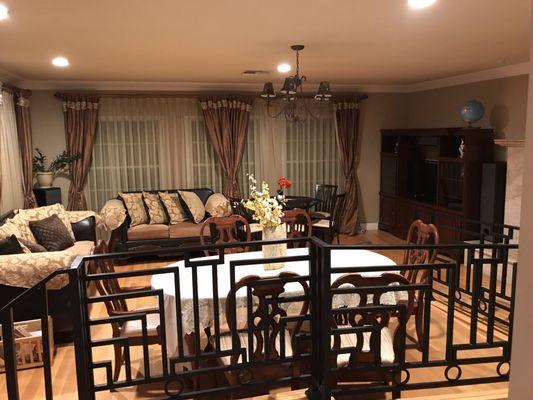 Living and dinning area for our Residents