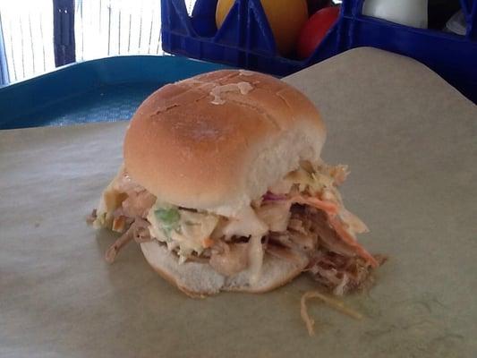 Kahlua Pork Slider with Spicy Coleslaw