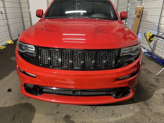 Chrome delete on grand Cherokee SRT