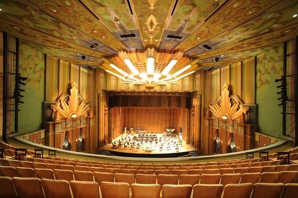 The beautifully restored Martin Woldson Theater ar The Fox in downtown Spokane, WA.