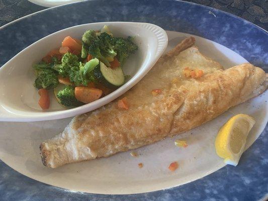 Pan seared walleye