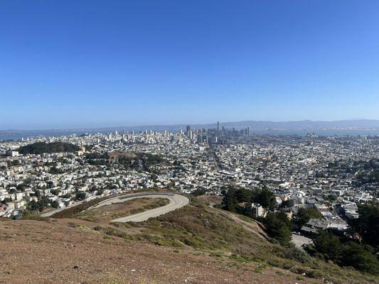 Jesse brought us to this view of Twin Peaks on Day 3.