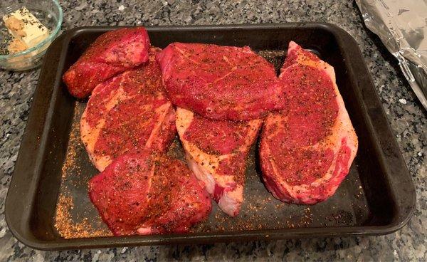 Sirloins, ribeyes, and filets oh my!