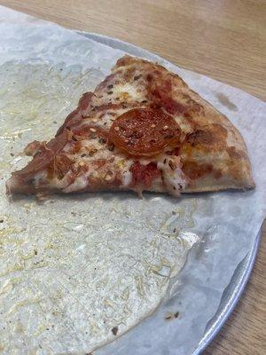 Pepperoni lunch pizza