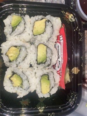 You can never go wrong with an avocado roll