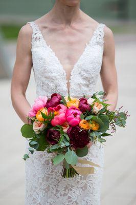 Bridal bouquet from Anemone Creative for June 2019 wedding.