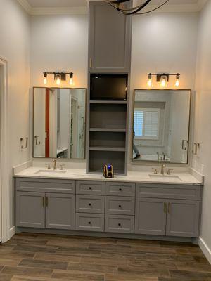 Custom master bath remodel