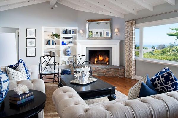 Living Room Makeover in La Jolla