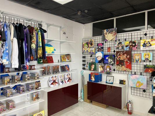 Local art plus anime stuff