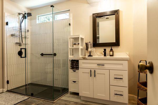 Bathroom remodel - shower and vanity