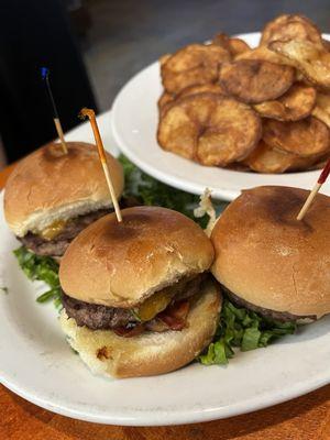 Sliders and House made chips