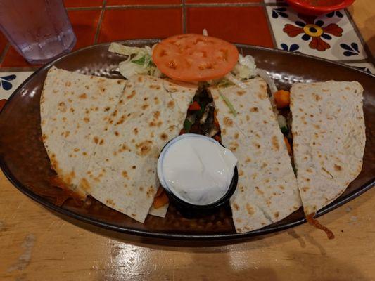 Veggie quesadilla