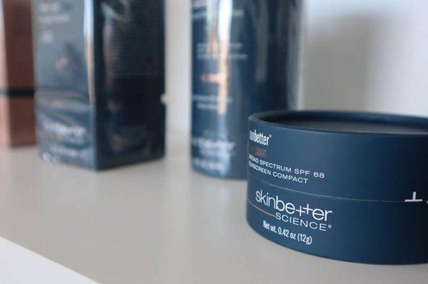 skinbetter, Skinceuticals, and more... available in the spa.