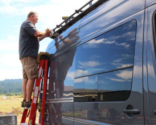 Fiamma Awning Installation done by Richard at Panther RV products