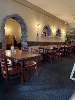 Inside Copperstone Family Spaghetti Restaurant