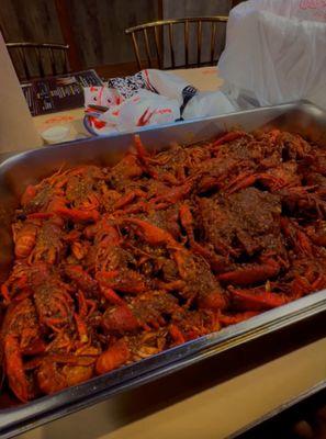 JUICY AND FLAVORFUL CRAWFISH!