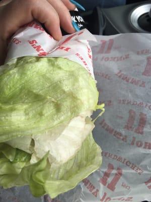 The lettuce wrap