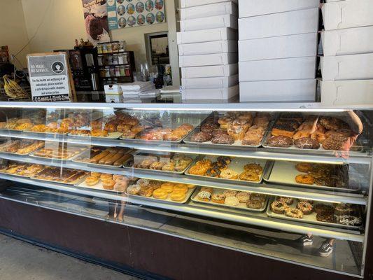 Donut selection at 8am