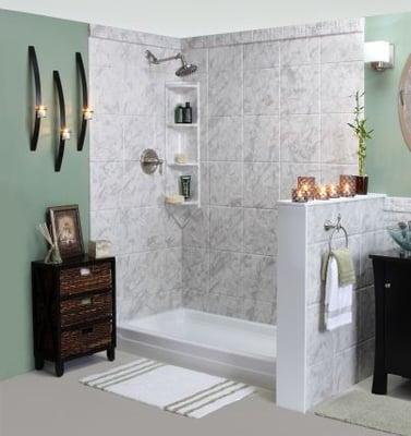 Bathtubs, Showers, Barrier Free Walk In Showers and Safety Bathtubs. Tub to Shower Conversions