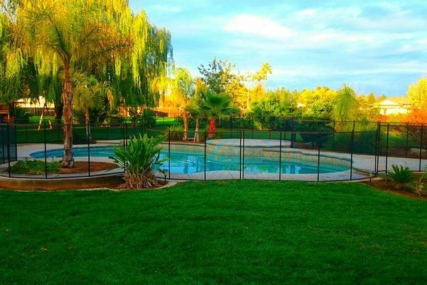 Clovis, CA New Pool Fence Installation