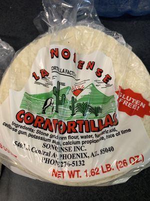 Corn tortillas