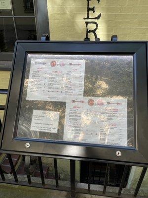 Their menu