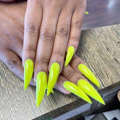 Loves neon yellow