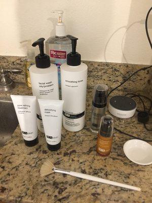 Express facial set up!