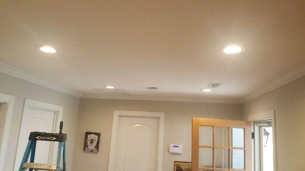 Recessed lighting installation