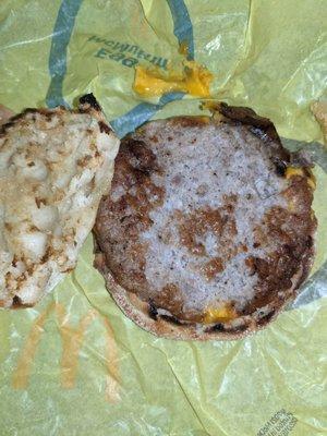 How do you mess up a precooked sausage patty LOL it looks raw...