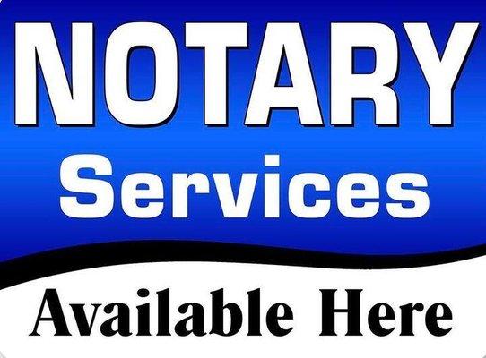 Now offering notary services