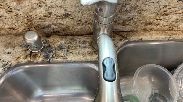 Major cracks at kitchen sink