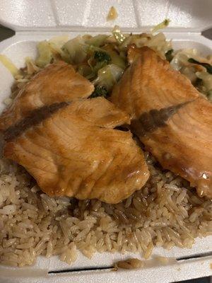 Salmon teriyaki