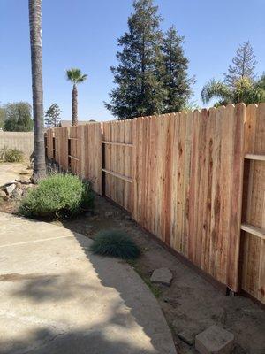 New fence install