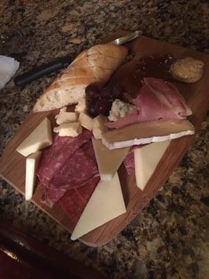 Charcuterie and cheese board