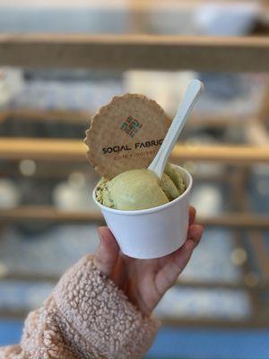 Pistachio gelato